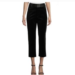 Frame Velvet Tux Straight Leg Pants
